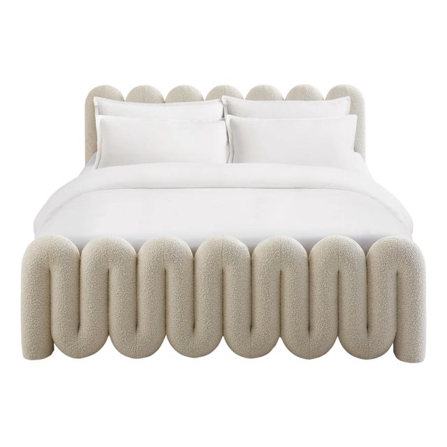 Serpentine Bed, King For Sale