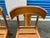 Teak Klismos Patio Dining Chairs. - Set of 6 For Sale - Image 12 of 12