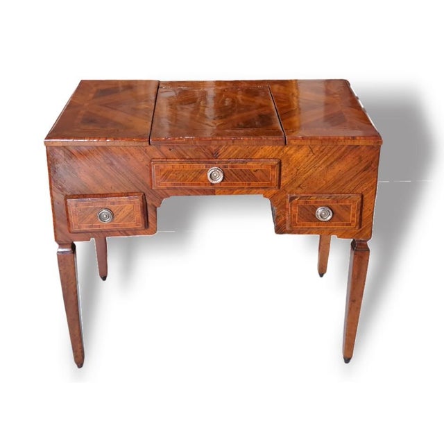 Louis XVI Desk in Walnut For Sale - Image 11 of 11