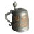 18th Century German Pewter and Wood "Draubenkrug" Stein For Sale