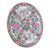 Antique Famille Rose Display Plate, Oriental, Rose Medallion, Charger, Edwardian For Sale