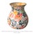 One-of-a-kind glass vase, an artist studio original and a statement piece, with a modern botanical garden floral motif of...