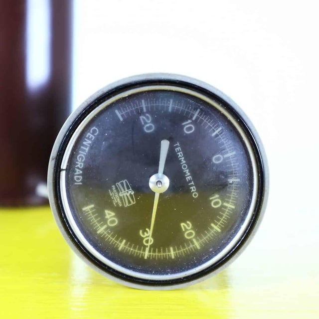 Fan Thermometer from Salmoiraghi Filotecnica Milano, 1950s, in Good conditions. Designed 1950 to 1959 This piece is...