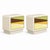 Mid Century Post Modern Set of Nightstands For Sale - Image 4 of 5