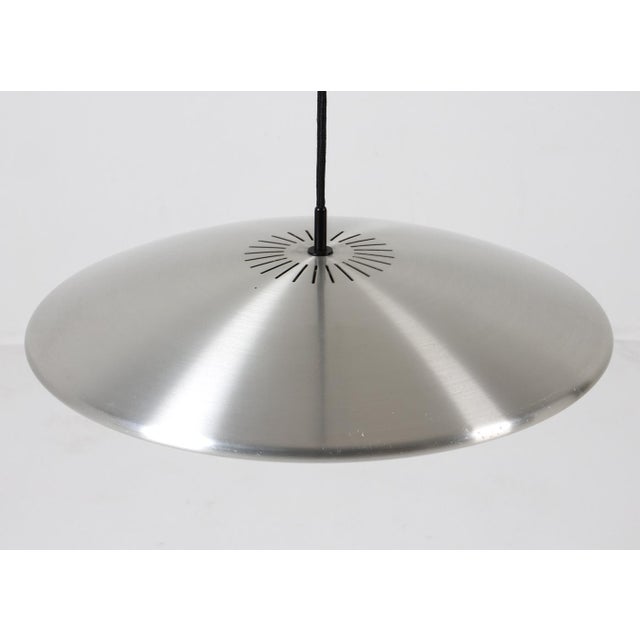 Jo Hammerborg 1965 Jo Hammerborg “Diskos” Aluminum Pendant for Fog & Mørup For Sale - Image 4 of 5