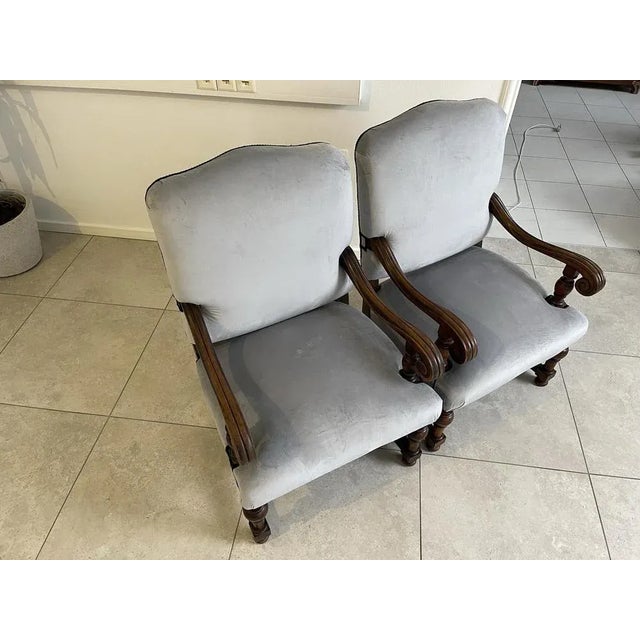 Wilhelminian Time Face Control Armshoot Armchair For Sale - Image 13 of 13