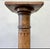 Early 20th C French Pine Pedestal for Display 10 x 10 x 43"H, French Polish finish, reeded column, sits flat and stands...