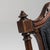 19th Century United Kingdom Charcoal Grey Carved Wood Side Chair For Sale - Image 11 of 11