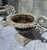 Shabby Chic Pair of 19th C.E. Walbridge Cast Iron Garden Planters Urns With Scrolled Arms For Sale - Image 3 of 12