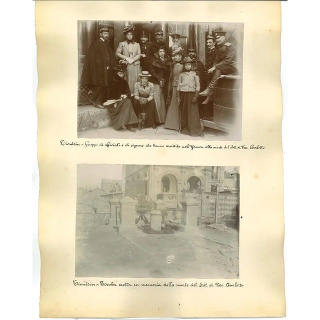 Unknown, Ancient Views of Tientsin, Albumen Prints, 1890s, Set of 3 For Sale - Image 3 of 3