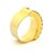Modern 1980s American 18k Gold 4.60 Carat Diamond Wide Band Ring, Size 6.5 For Sale - Image 3 of 12