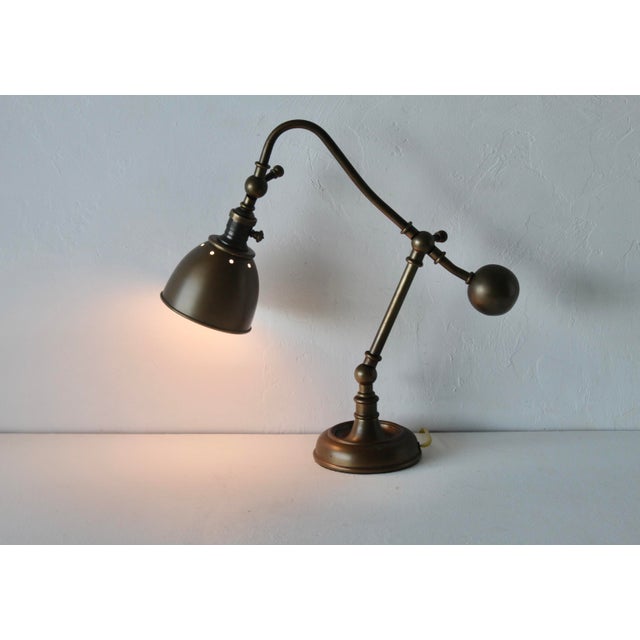 Vintage Visual & Comfort Brass Desk Task Lamp For Sale - Image 17 of 17