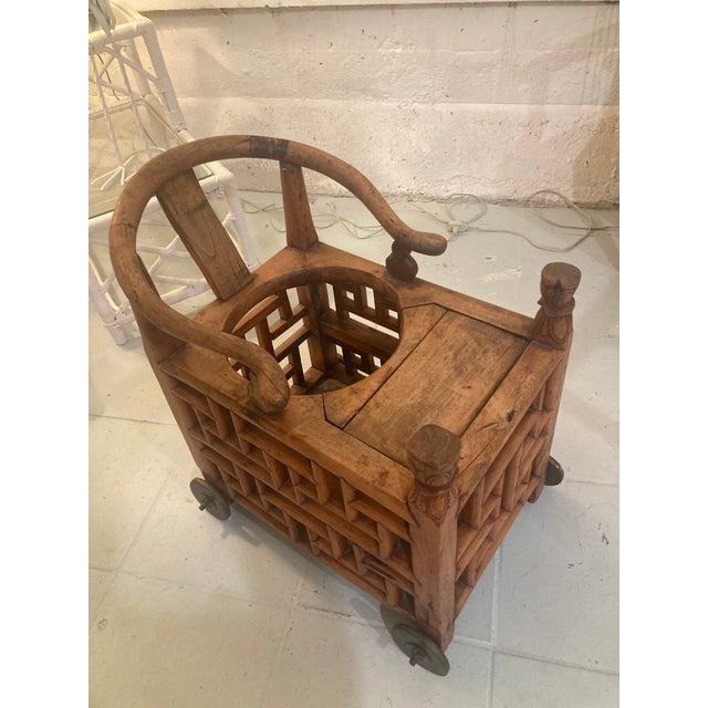 Wood Ming Dynasty Child’s Safety Chair For Sale - Image 7 of 10