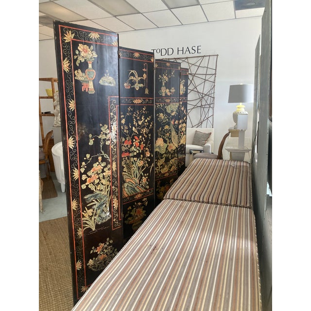 18th Century Coromandel Pagoda 8 Panel Folding Screen For Sale - Image 9 of 14