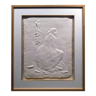 R.C.Gorman "Aunt Etta" Paper Cast Hand Signed&numbered 1996 Art For Sale