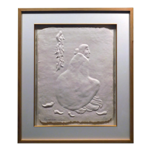 R.C.Gorman "Aunt Etta" Paper Cast Hand Signed&numbered 1996 Art
