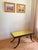 Early 1900s Citron Gold Mirror Top and Ebony Walnut Empire Coffee Table For Sale - Image 15 of 17