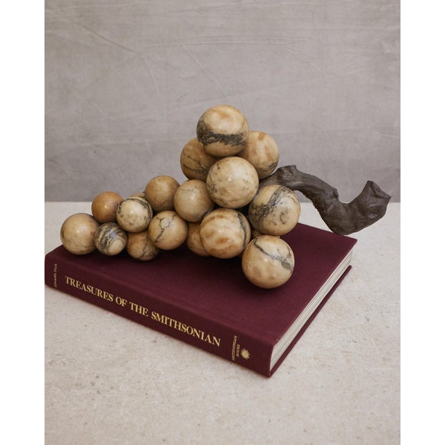 Monumental Mid-Century Italian Alabaster Grapes For Sale - Image 12 of 17