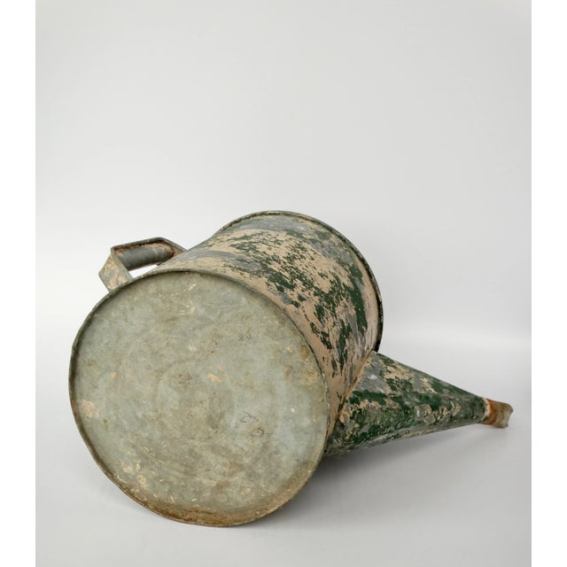 Gray Antique Americana Farmhouse Garden Watering Can For Sale - Image 8 of 8