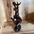 Iron Wood Hand Carved Sculpture of a Yaqui Deer Dancer, or Danza Del Venado Mid-Century Modern For Sale - Image 10 of 10