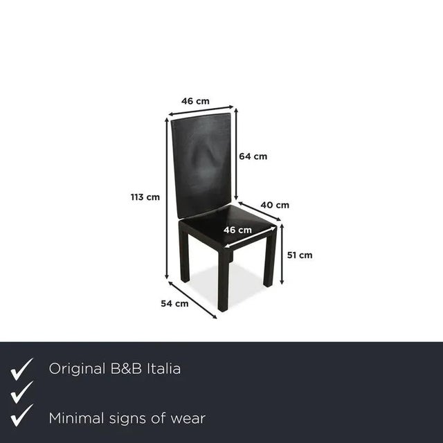 The b&b italia arcadia leather chairs (set of 8) combine timeless design with the highest level of comfort. Designed by...