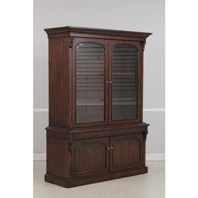 Traditional Henredon Ralph Lauren Mahogany China Cabinet For Sale - Image 3 of 18