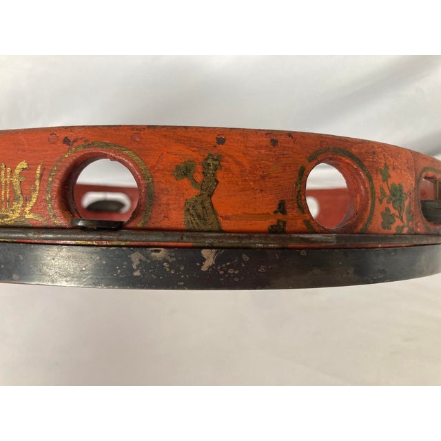 Millereau Paris Antique French Tambourine Tambour De Basque 12in C1879-1911 For Sale In New York - Image 6 of 13