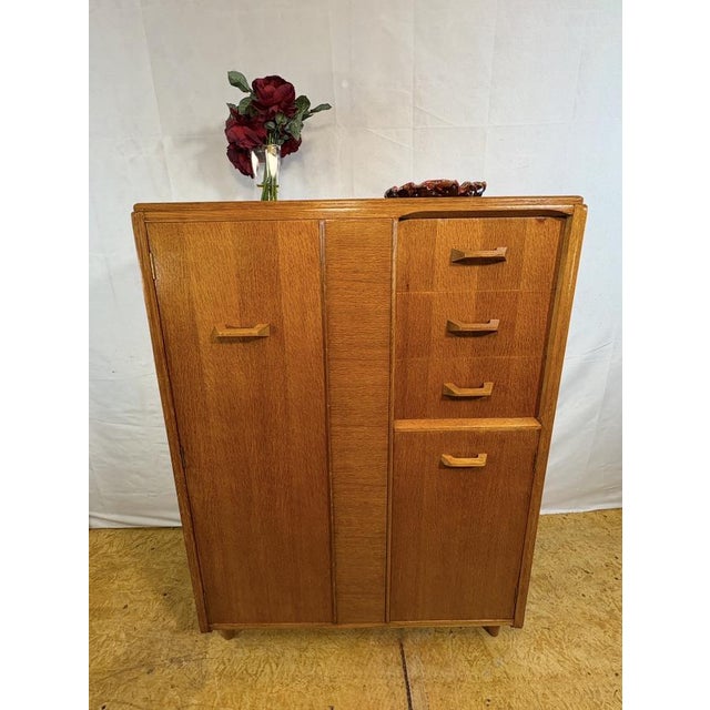 Mid-Century Oak Compactum Gentleman's Wardrobe from G-Plan E. Gomme, 1950-1960 For Sale - Image 14 of 15