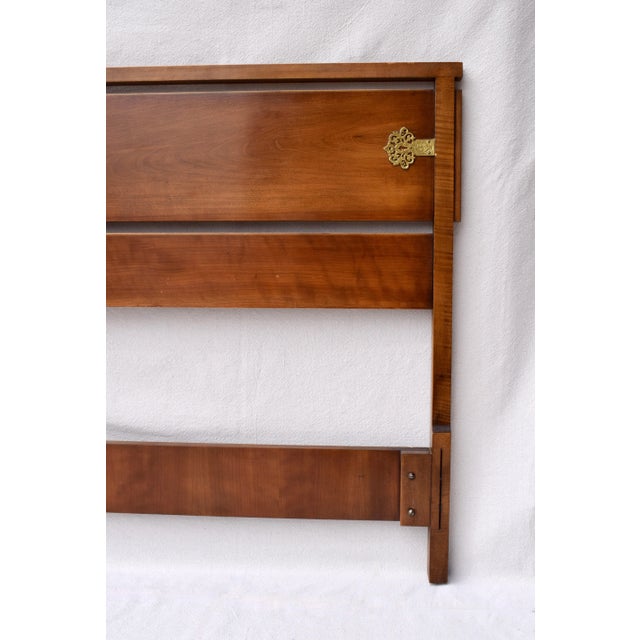 1950's Mid Century Chinoiserie Full Headboard Attributed to Drexel For Sale In Philadelphia - Image 6 of 8