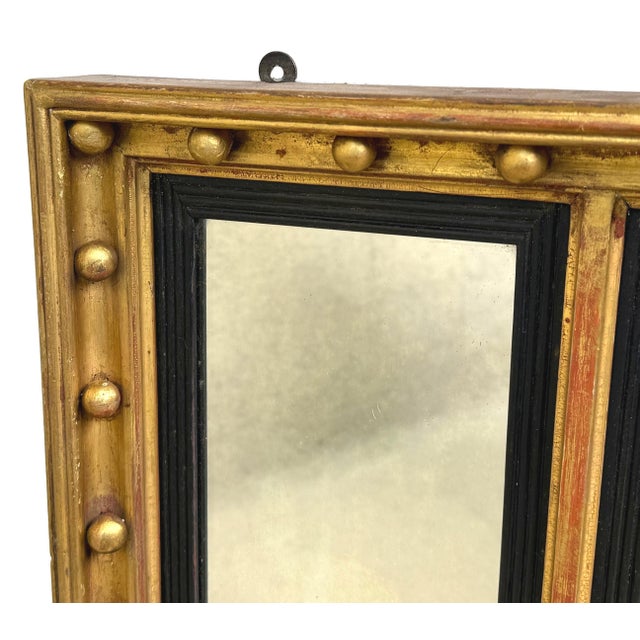 Wood Regency Rectangular Giltwood Overmantle Mirror, 1820 For Sale - Image 7 of 13