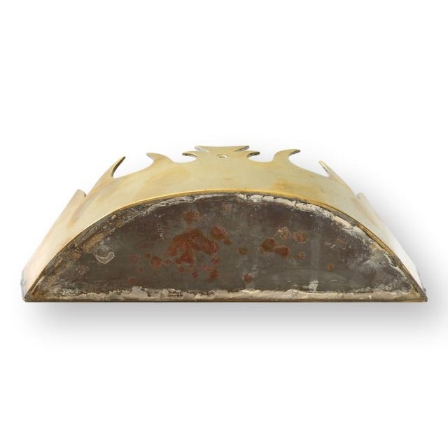 *Victorian Brass Crown Wall Pocket Measure For Sale - Image 4 of 5