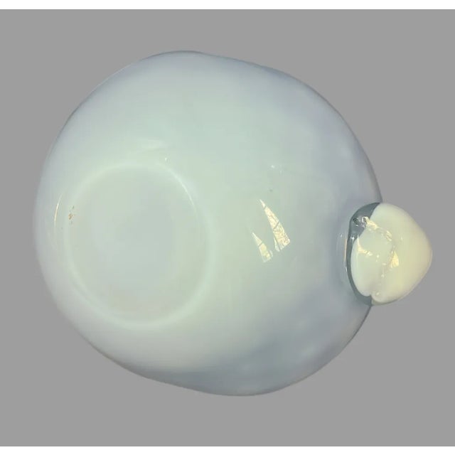 Vintage Attributed Murano Hand Blown Art Glass Controlled Bubble