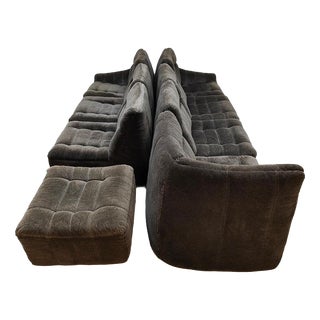 Vintage Modular Lounge Sofa from Rolf Benz, 1970s, Set of 8 For Sale