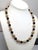 Black Vintage 1960s Signed Napier Goldtone & Black Beaded Necklace For Sale - Image 8 of 9