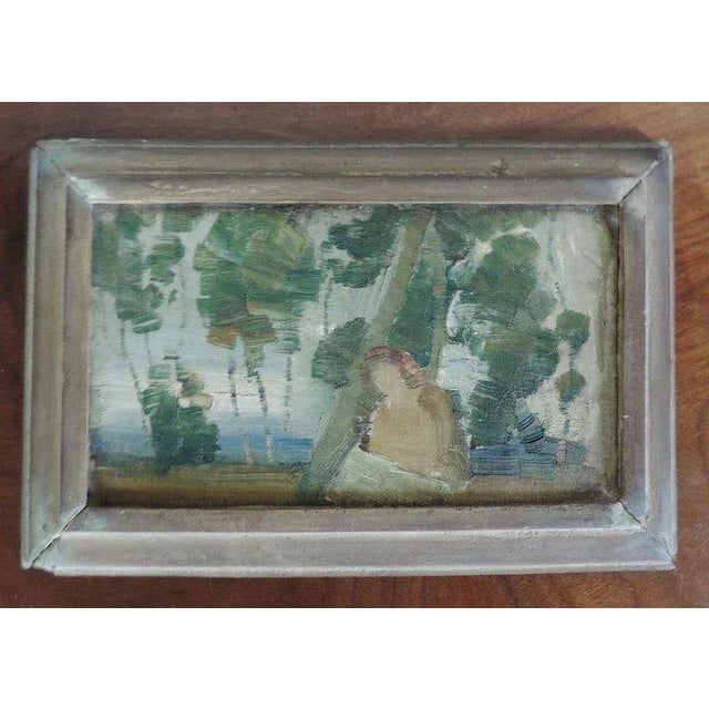 1920s American Impressionist Edward Scholl Oil Painting For Sale In New York - Image 6 of 11