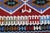 Textile 1970s Geometric Oushak Hand Knotted Luxury Wool Kilim Rug For Sale - Image 7 of 9