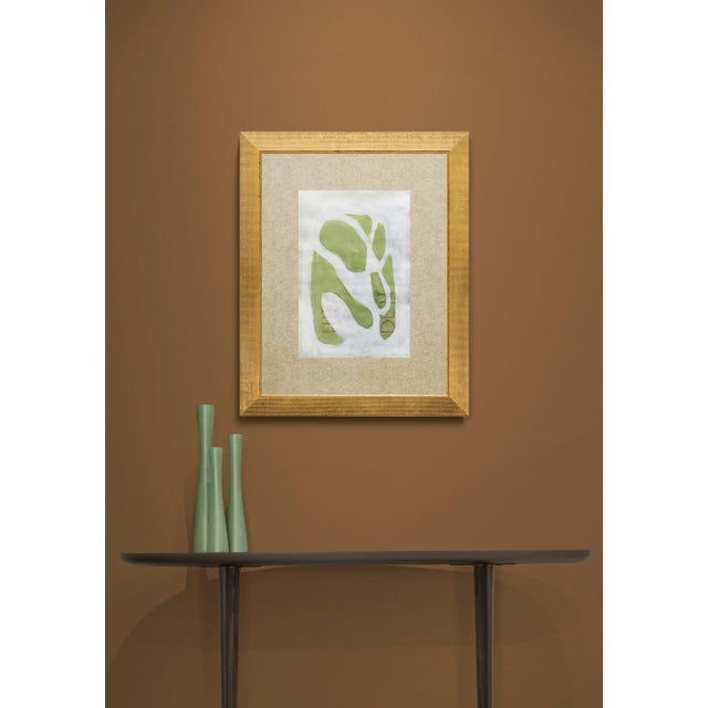 Mid-Century Modern "Hid Den" Contemporary Conceptual Abstract Painting by CL Auker For Sale - Image 3 of 6