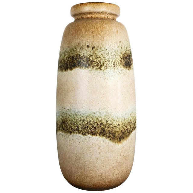Large Fat Lava Multi-Color 284-47 Pottery Floor Vase attributed to Scheurich, 1970s For Sale - Image 16 of 16
