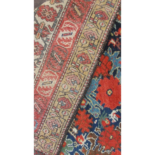 Antique Persian Bakhtiari Runner, Most Unusual 3'6" × 15'2" For Sale In Chicago - Image 6 of 8