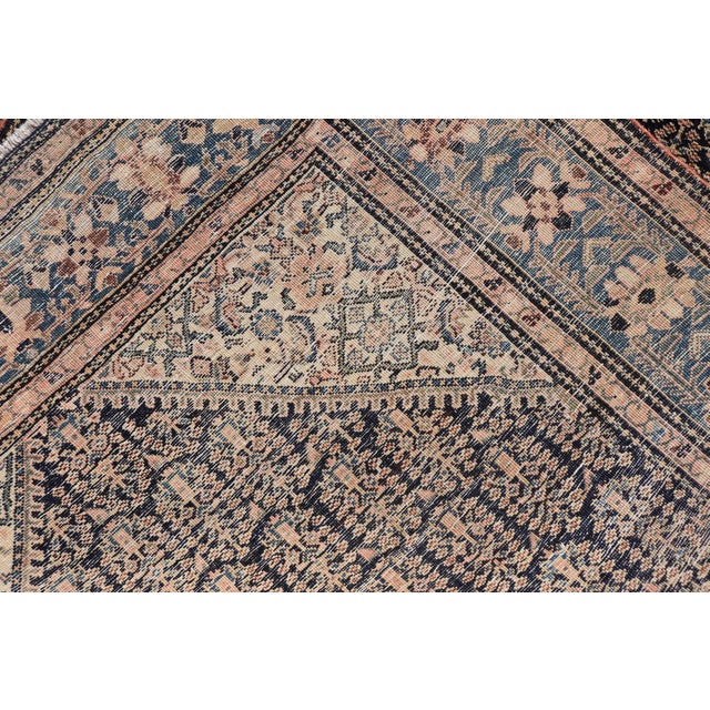 Antique Persian Sarouk Faraghan Rug With Midnight Field Design For Sale - Image 12 of 12