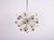 Mid century sputnik pendant light by doria with glass pieces, germany, 1970s good condition, with small signs of age and...