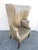 Antique English George LLL Leather Wingback Armchair For Sale - Image 13 of 18