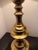 1960s Mid-Century Modern Hollywood Regency Stiffel Style Solid Brass Table Lamp 30" With Harp & Finial For Sale - Image 9 of 12