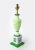 Art Deco Green and Blue Hand-Painted Table Lamp For Sale - Image 3 of 7