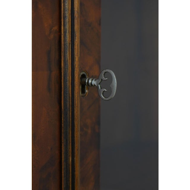 Vintage George I Inlaid Walnut Secretary Desk Bookcase For Sale - Image 9 of 18