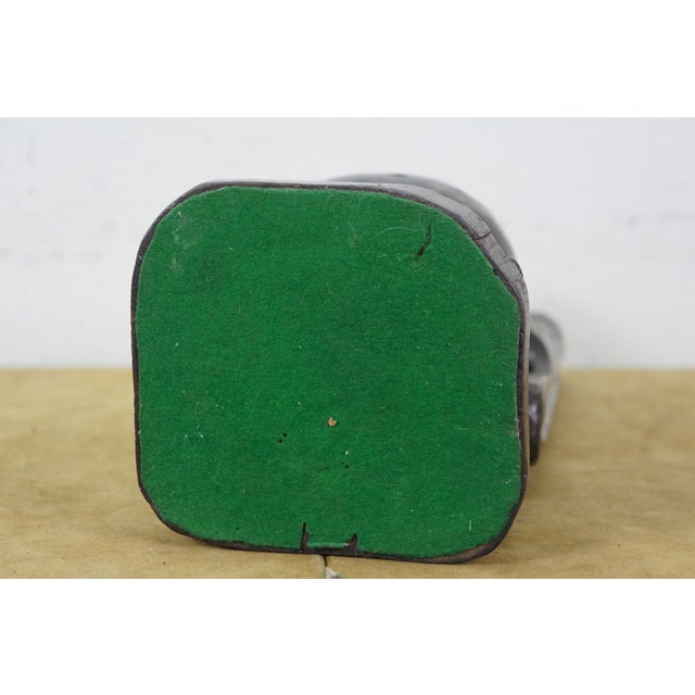 Vintage Japanese Hotei Laughing Buddha Carved Wood Statue Sculpture 18" For Sale - Image 10 of 12