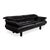Alanda 3-Seater Sofa in Black Leather by Paolo Piva for B&b Italia / C&b Italia For Sale - Image 5 of 17