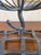 Black Vintage Sculptural Hand Forged Iron Two Tier Fruit Stand For Sale - Image 8 of 8