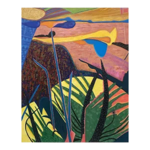"Time After Time" Contemporary Original Abstract Acrylic Painting by Albert Leon Sultan