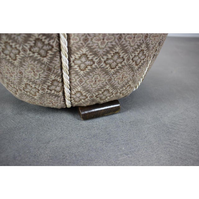 Vintage Art Deco Stool by Jindřich Halabala, Czechoslovakia, 1930s For Sale - Image 4 of 9